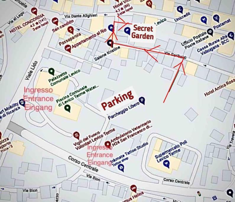 Apartament Secretgarden - Levico Terme Zewnętrze zdjęcie